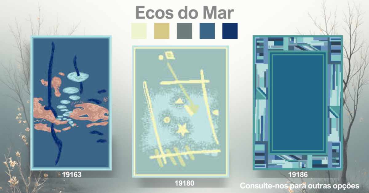 Tapetes de Arraiolos - Coleção Ecos do Mar Tapetes de Arraiolos